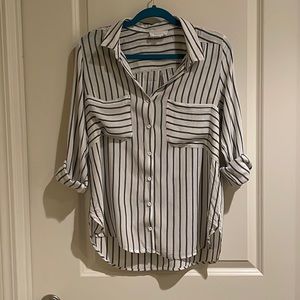 Striped Button Down Shirt
